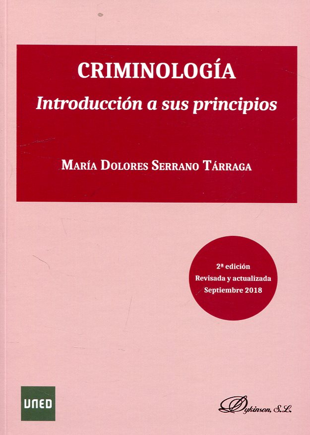 Exención beneficioso Dedicación Libro: Criminología - 9788491488323 - Serrano Tárraga, Mª Dolores - ·  Marcial Pons Librero