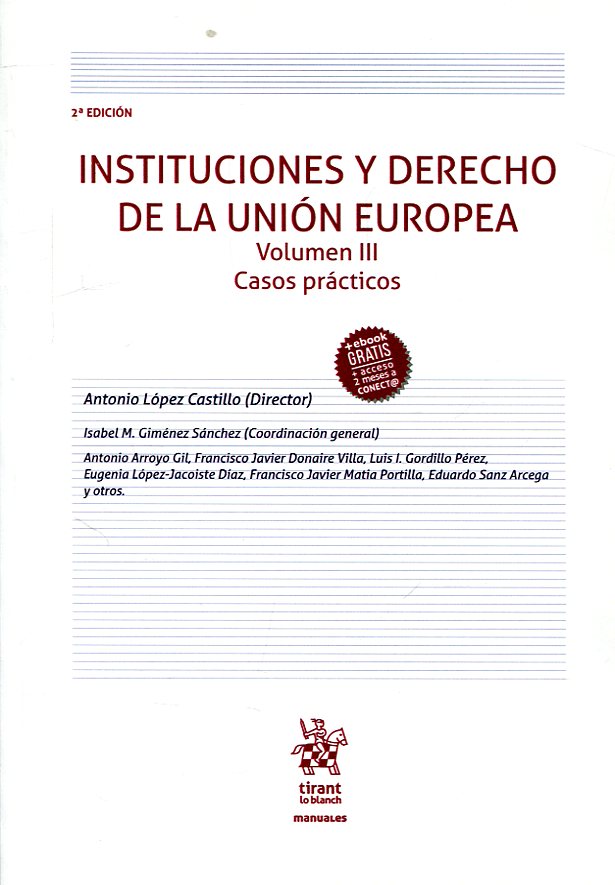 Instituciones y Derecho de la Unión Europea. 9788491905011