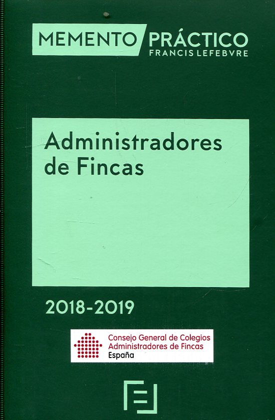 MEMENTO PRACTICO-Administradores de fincas 2018-2019. 9788417317393