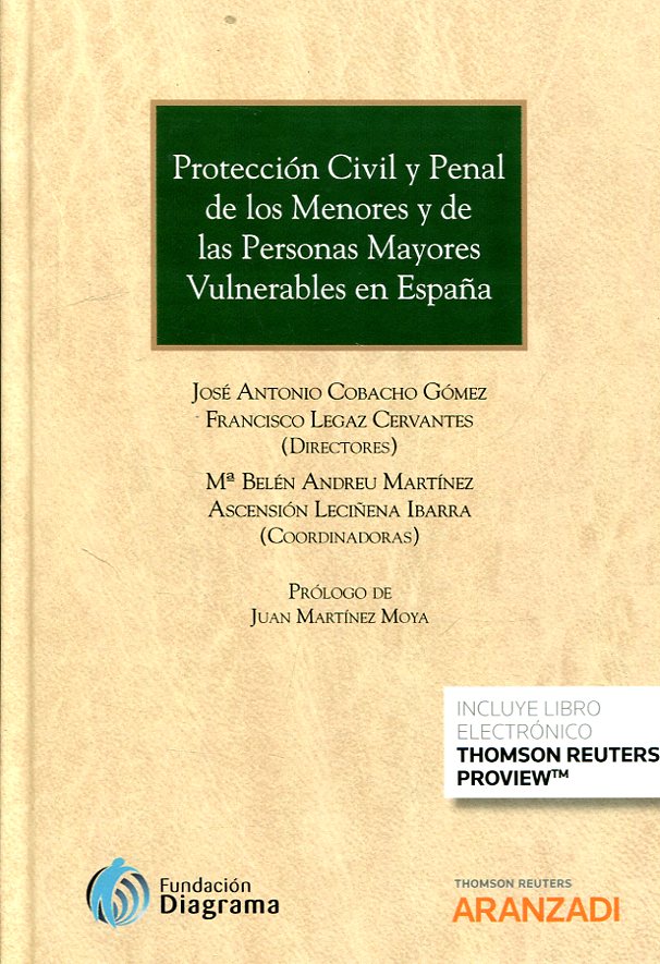 Protección civil y penal de los menores y de las personas mayores vulnerables en España