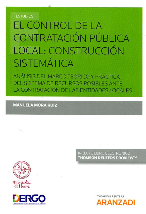 El control de la contratación pública local: construcción sistemática
