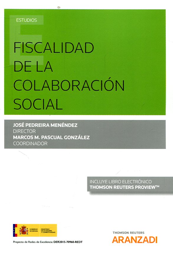 Fiscalidad de la colaboración social. 9788491973072
