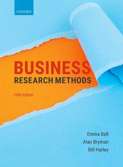 Business research methods. 9780198809876