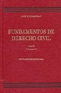 Fundamentos de Derecho civil. Tomo III. 9788471626028