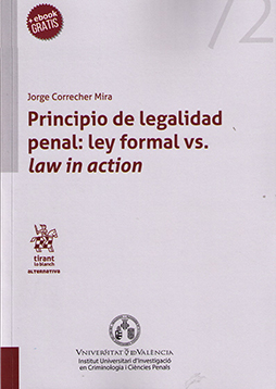 Principio de legalidad penal. 9788491691594