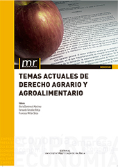 Temas actuales de Derecho agrario y agroalimentario