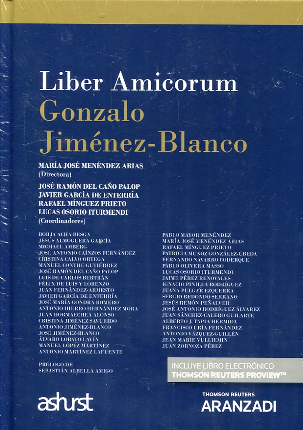 Liber Amicorum Gonzalo Jiménez-Blanco. 9788491779483