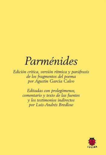 Parménides. 9788485708918