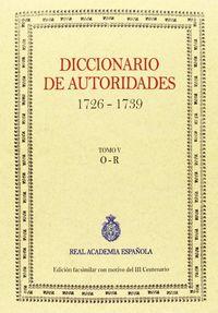 Diccionario de Autoridades. 1726-1739