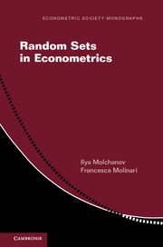 Random sets in econometrics. 9781107548732