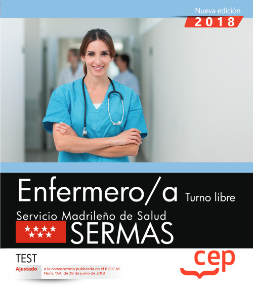 Enfermero/a Turno Libre. Servicio Madrileño de Salud SERMAS. 9788468172439