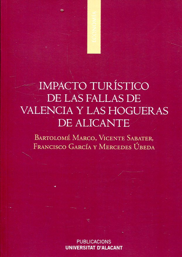 Impacto turístico de las fallas de Valencia y las hogueras de Alicante. 9788497175692