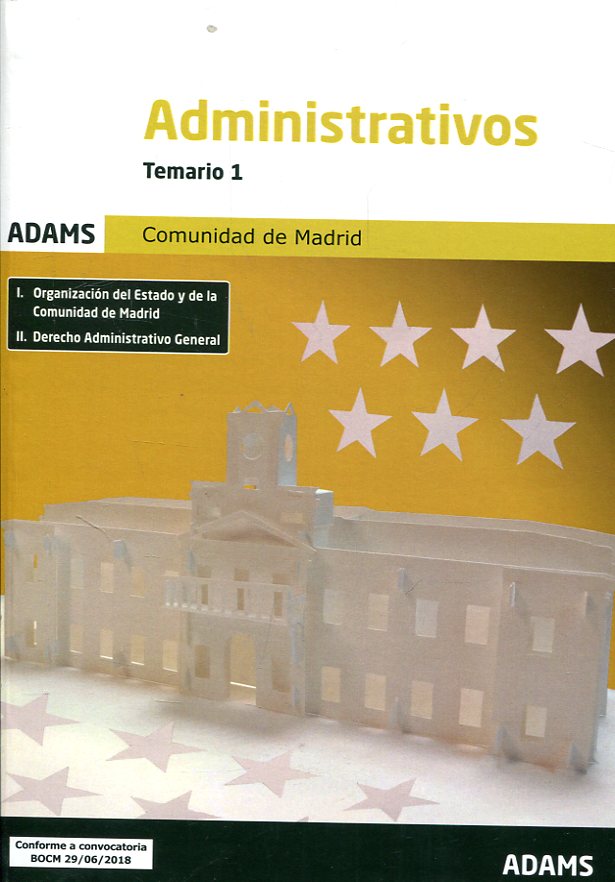 Administrativos Comunidad de Madrid. 9788491477181