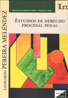 Estudios de Derecho procesal penal. 9789563922516