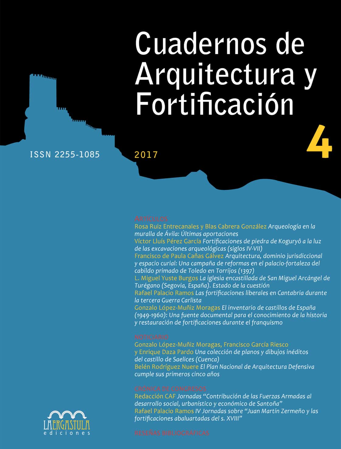 Revista Cuadernos de Arquitectura y Fortificación, Nº 4, año 2017. 9788416242467