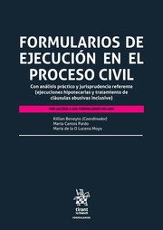 Formularios de ejecución en el proceso civil. 9788491908074