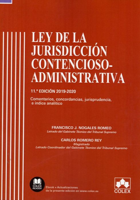 Ley de la Jurisdicción Contencioso-Administrativa. 9788418025129
