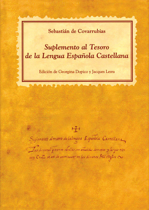 Suplemento al Tesoro de la Lengua Española Castellana. 9788486547561