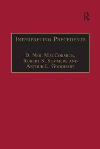 Interpreting precedents. 9781138270244