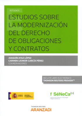 Estudios sobre la modernización del Derecho de obligaciones y contratos. 9788491974741