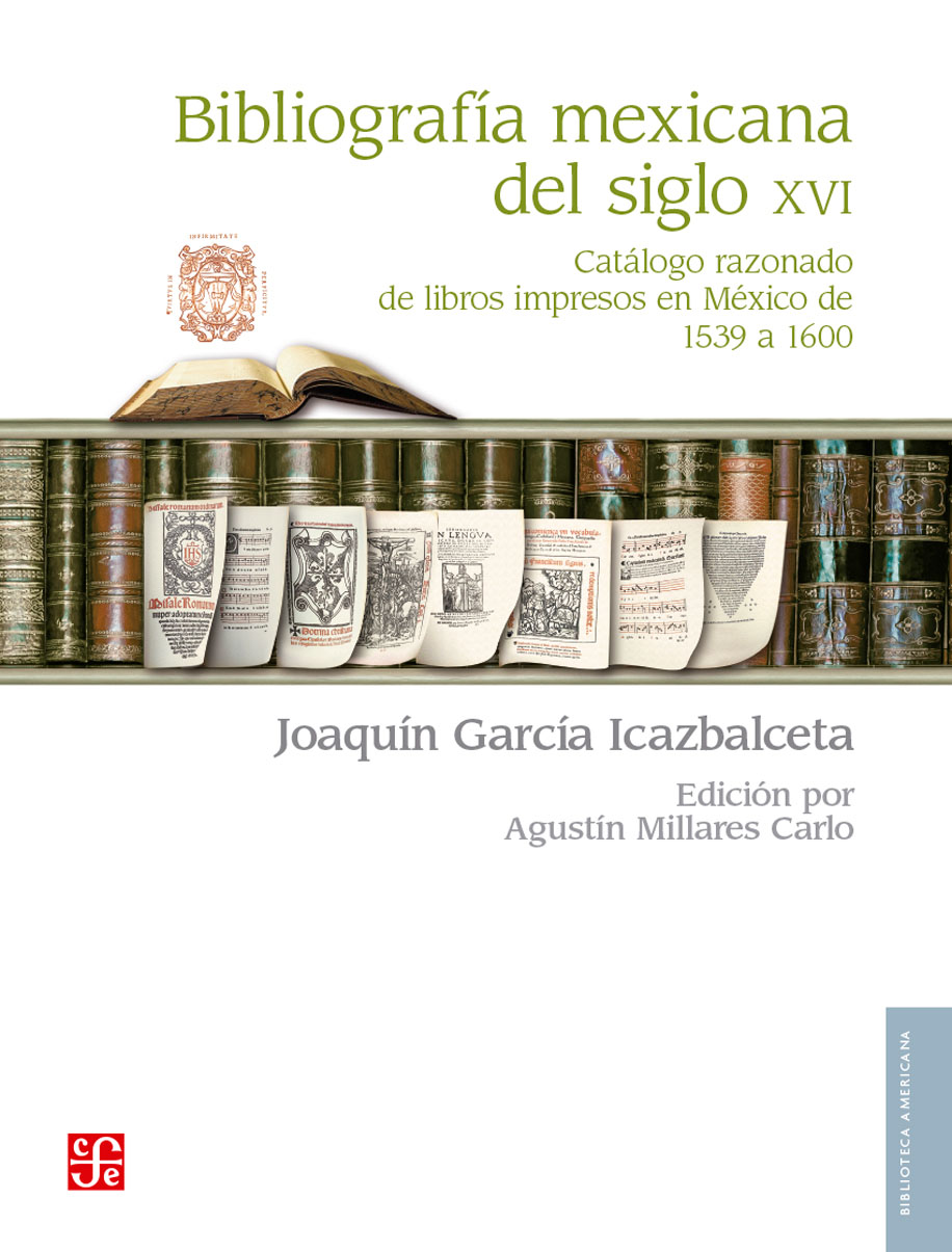 Bibliografía mexicana del siglo XVI. 9789681606671