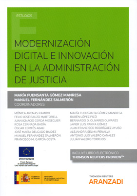 Modernización digital e innovación en la Administración de Justicia. 9788491971504