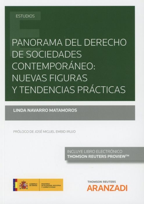 Panorama del Derecho de sociedades contemporáneo. 9788413095554