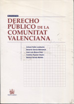Derecho público de la Comunitat Valenciana. 9788490048443