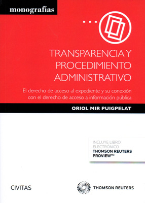 Transparencia y procedimiento administrativo. 9788491979692