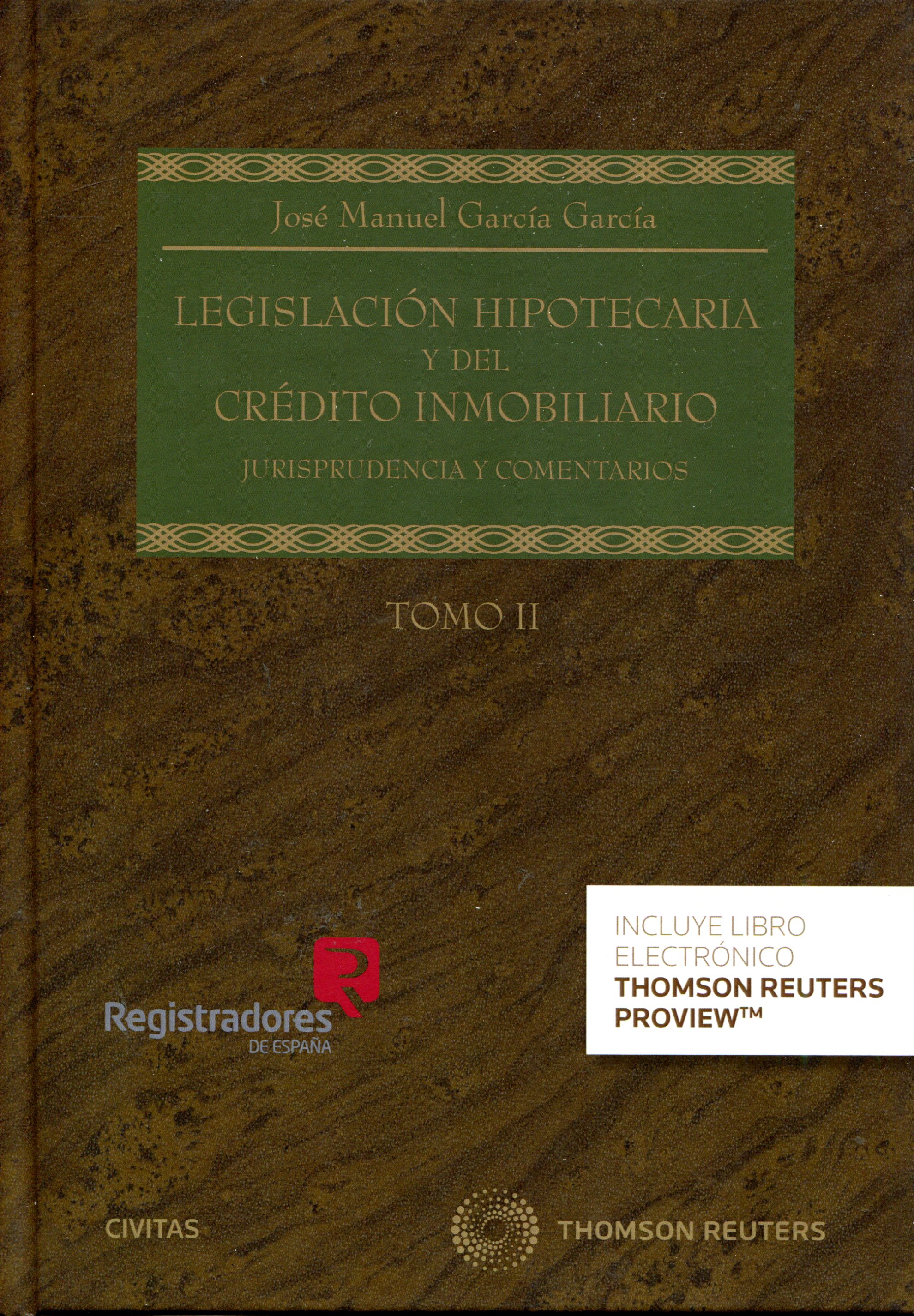 Legislación Hipotecaria y del Crédito Inmobiliario. 9788413085517