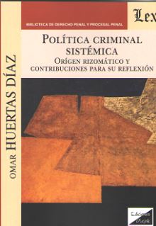 Política criminal sistémica. 9789563925944