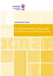 El Consejo Provincial (1845-1868). 9788491907916