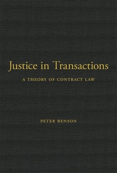 Justice in transactions. 9780674237599