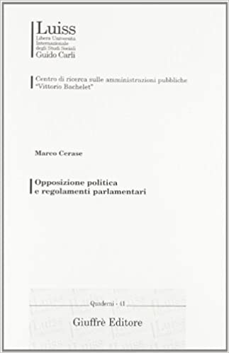Opposizione politica e regolamenti parlamentari. 9788814120619