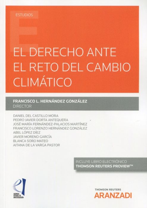 El Derecho ante el reto del cambio climático. 9788413452364
