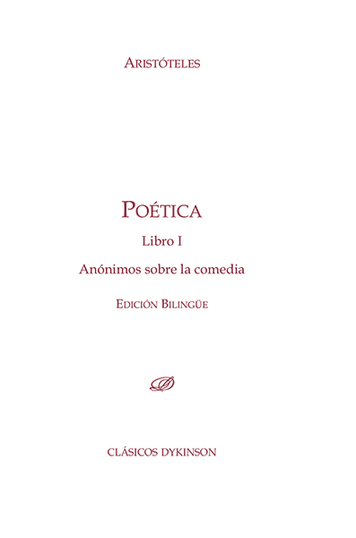 Poética. Libro I. 9788498499339