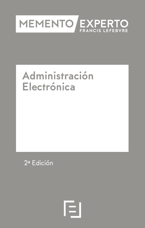 MEMENTO EXPERTO-Administración electrónica. 9788416612499