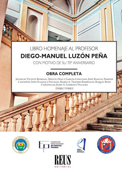 Libro Homenaje al Profesor Diego-Manuel Luzón Peña con motivo de su 70º aniversario. 9788429023176