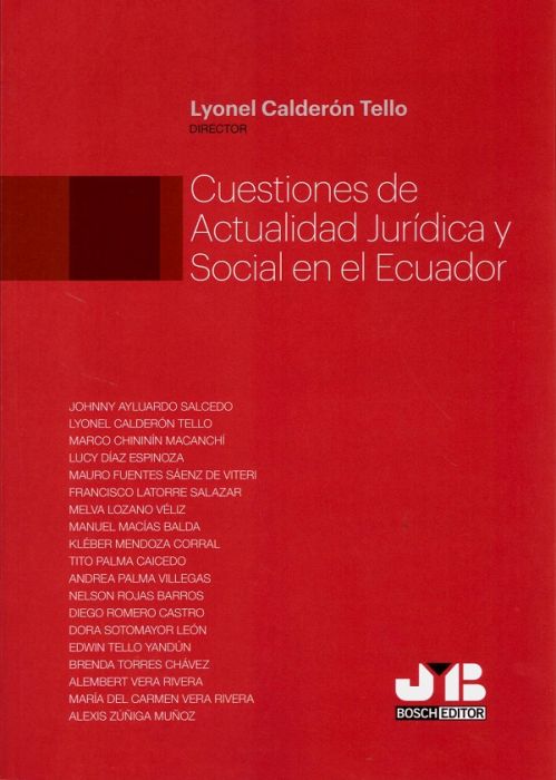 Cuestiones de actualidad jurídica y social en el Ecuador. 9788412175134