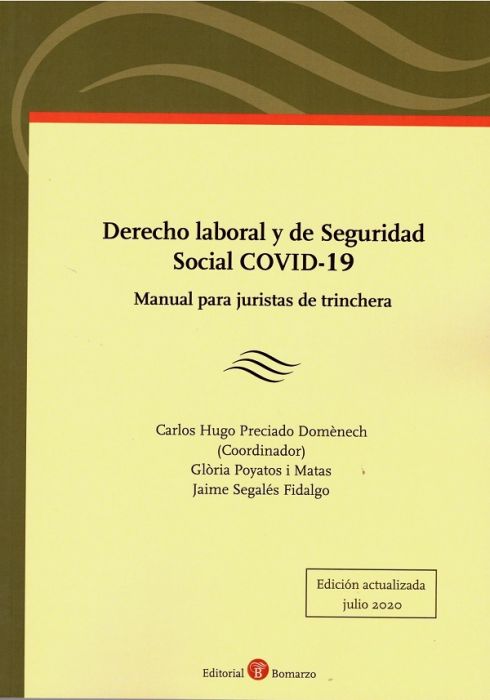 Derecho laboral y de Seguridad Social COVID-19. 9788418330070