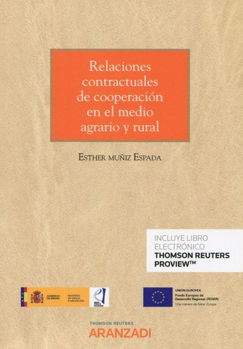 Relaciones contractual de cooperación en el medio agrario y rural. 9788413455969