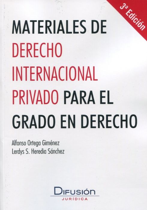 Materiales de Derecho internacional privado para el Grado en Derecho. 9788417677060