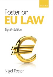 Foster on EU Law. 9780192897961