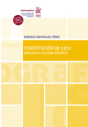 Constitución de 1931. 9788413975726