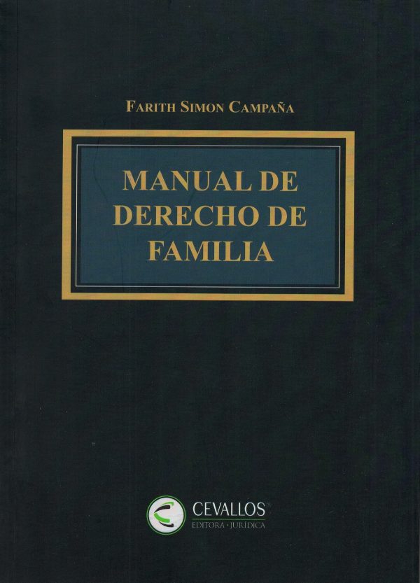 Manual de Derecho de familia. 9789942794239