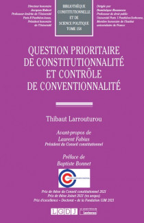 Question prioritaire de constitutionnalité et contrôle de conventionnalité. 9782275097435