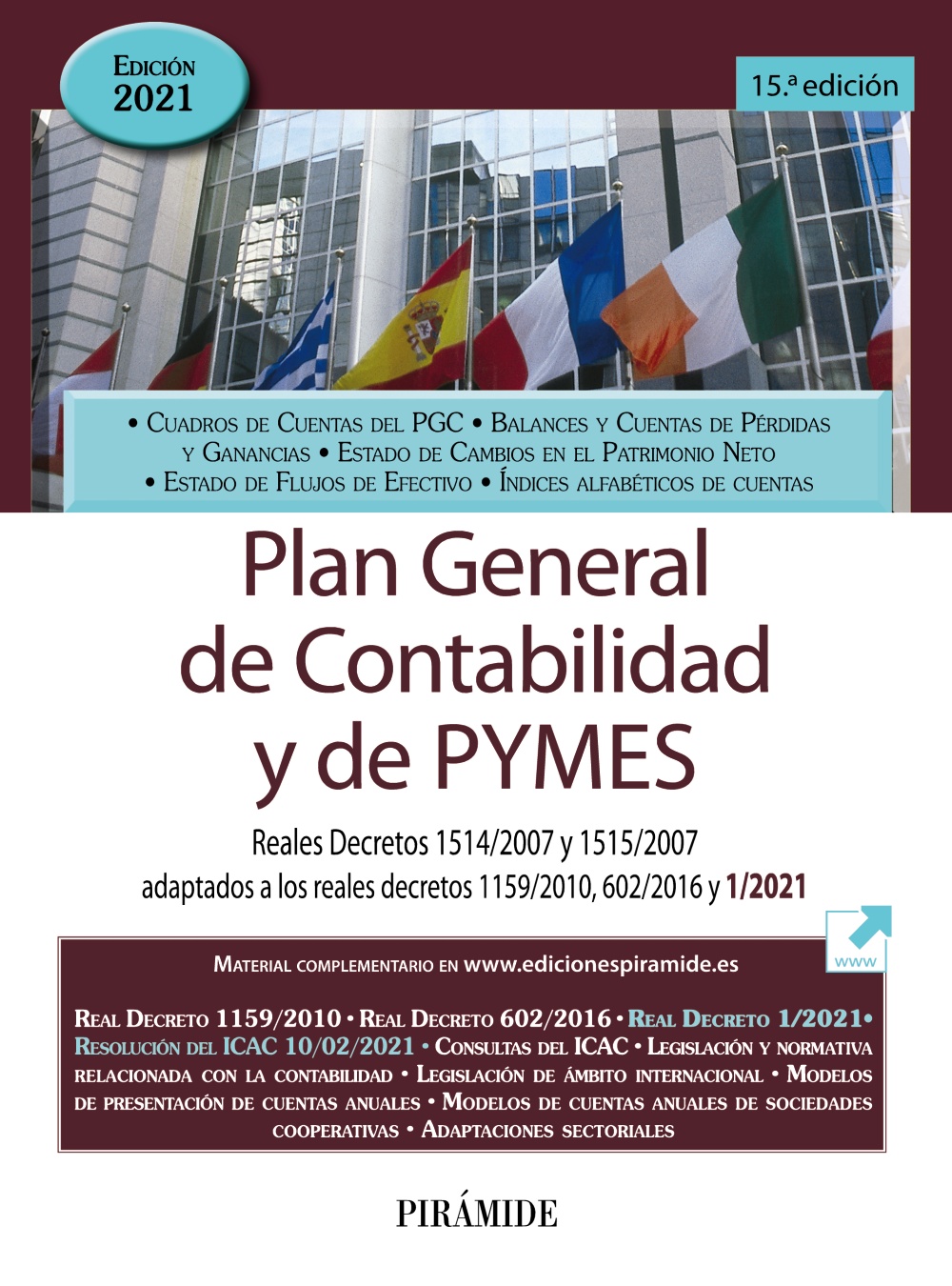 Plan General de Contabilidad y de PYMES. 9788436844764