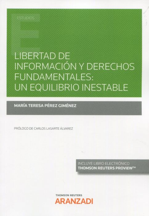 Libertad de información y derechos fundamentales. 9788413900186