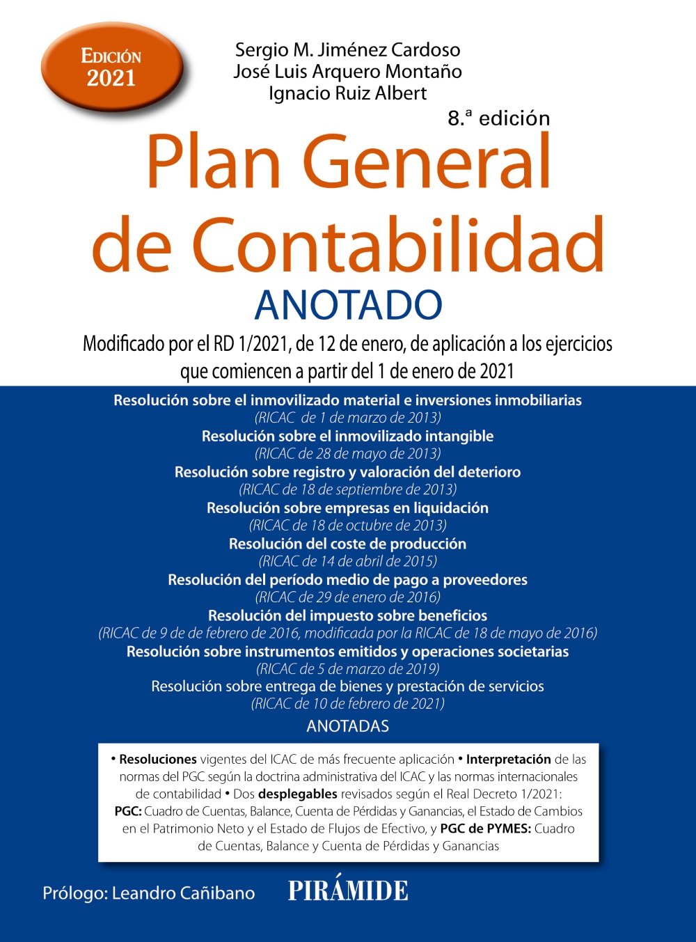  Plan General de Contabilidad. 9788436844825