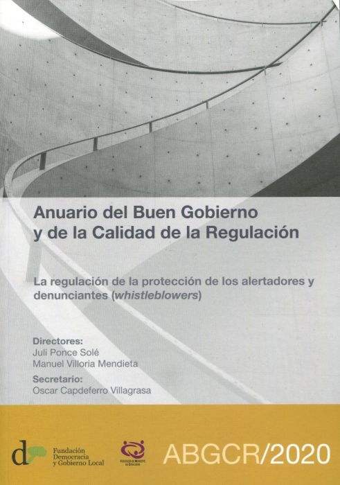 Anuario del buen gobierno y de la calidad de la regulación 2020